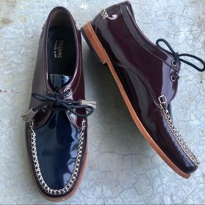 Weejuns Winnie loafers lace up colorblocked shoes